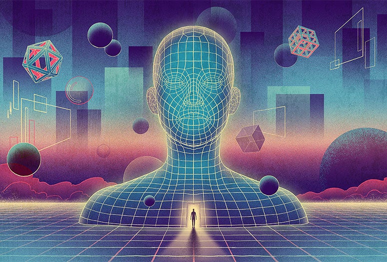 Illustration depicting AI