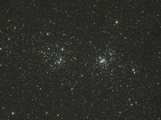 Double Cluster. Photo by Rick Fienberg