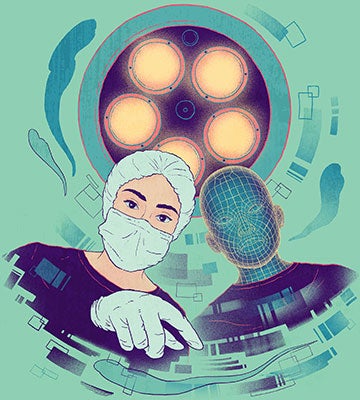 Illustration of medical AI by Antoine Doré