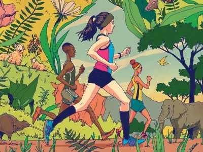 Becky Wade Running illustration