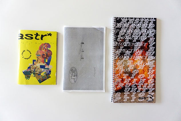 Issues one, two and three of ASTR* Magazine