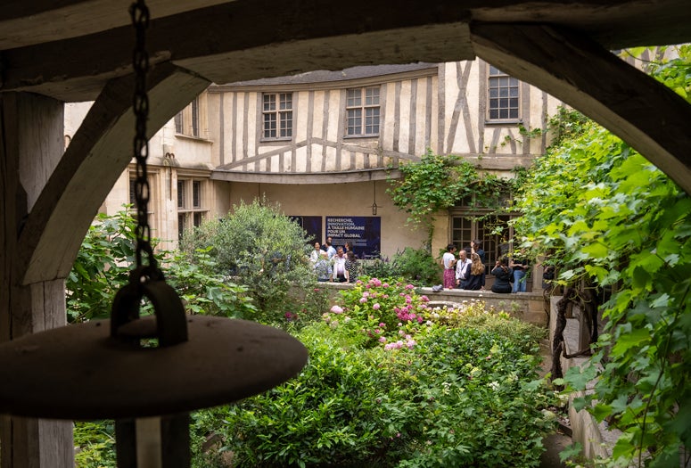 Photo of Rice Paris Center's secret garden