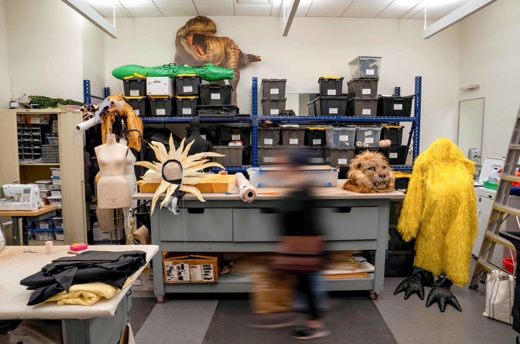 Photo of Brockman Hall for Opera's costume room