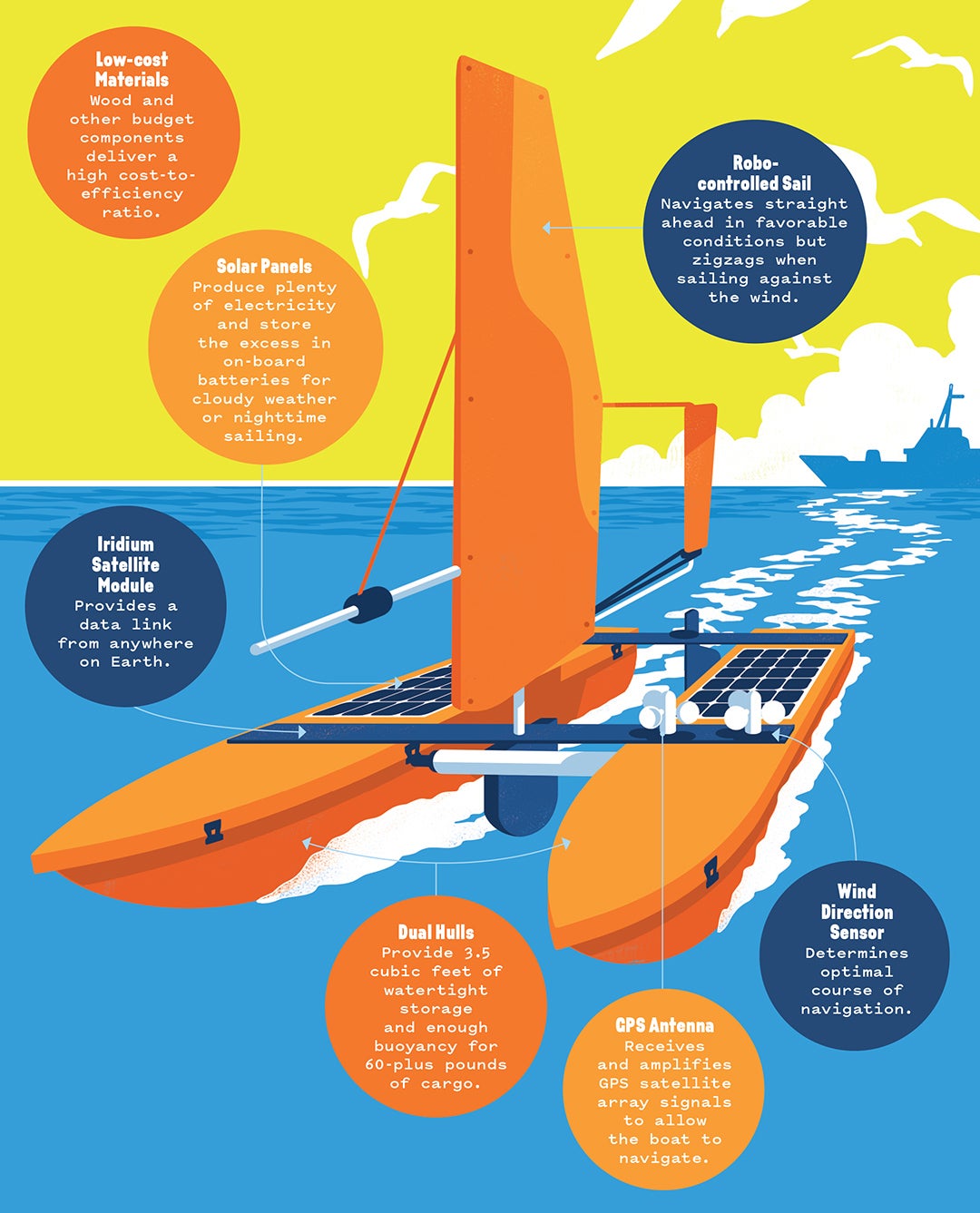 catamaran info graphic