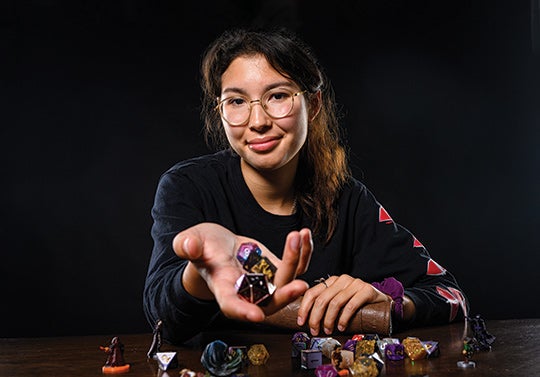 Dungeons & Dragons came (back) into the public eye thanks in part to Netflix’s “Stranger Things,” but it’s been around since 1974. Now in its fifth edition, the game has experienced a renaissance.  Liliana Abramson ’24 got into Dungeons & Dragons (D&D) after watching the popular YouTube show “Critical Role.”