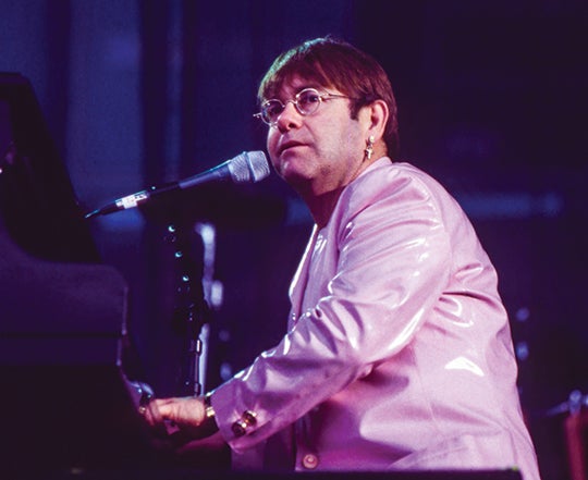April 5, 1995: Elton John’s “Face to Face” tour with Billy Joel is a reminder of Rice Stadium’s concert venue days.