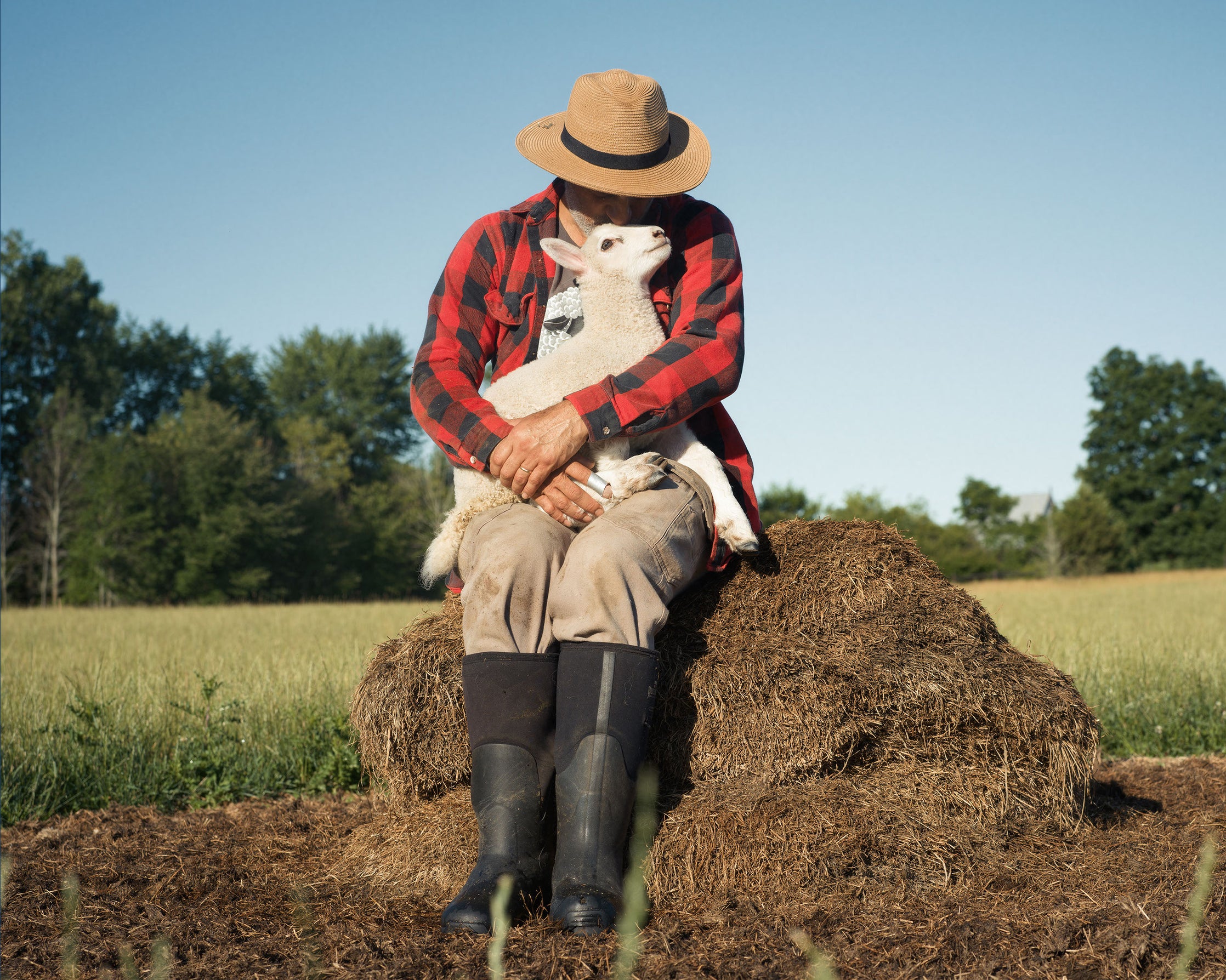 Frederi Viens at his farm