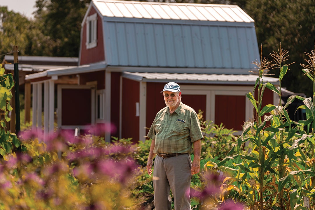 Joe Novak, founder and director of the Friedman Holistic Garden and a faculty lecturer at Rice, is one of Texas’ leading horticultural experts. Novak cares for and presents the garden’s educational programs. “There’s an art and a science to gardening. We want to get the science in there as well as the art.”