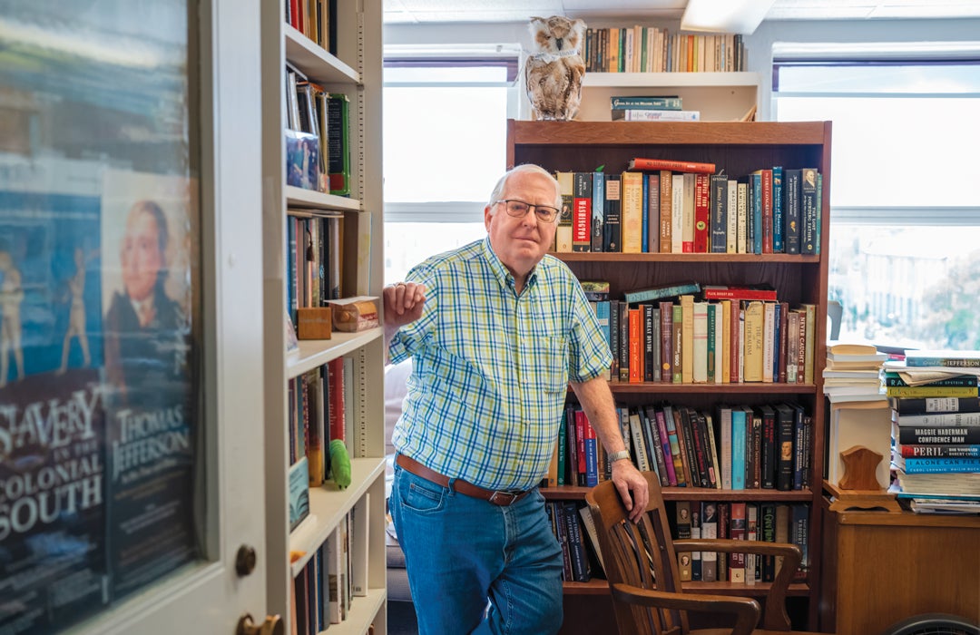 Photo of John Boles in his office