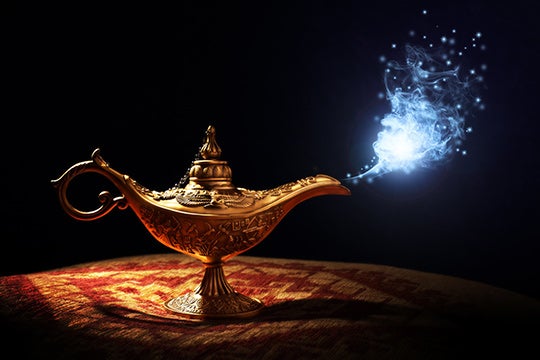 GEnie's lamp