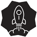 Rocket icon representing Launch Challenge Finalist