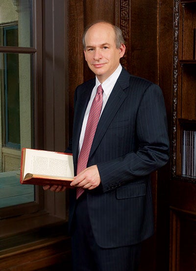 David Leebron’s 2006 presidential portrait