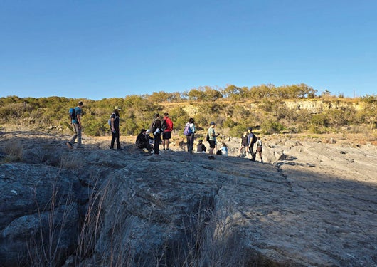 Photo of ROPE participants at Pedernales Falls State Park