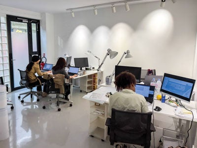 Photo of the studio at Rice School of Architecture Paris