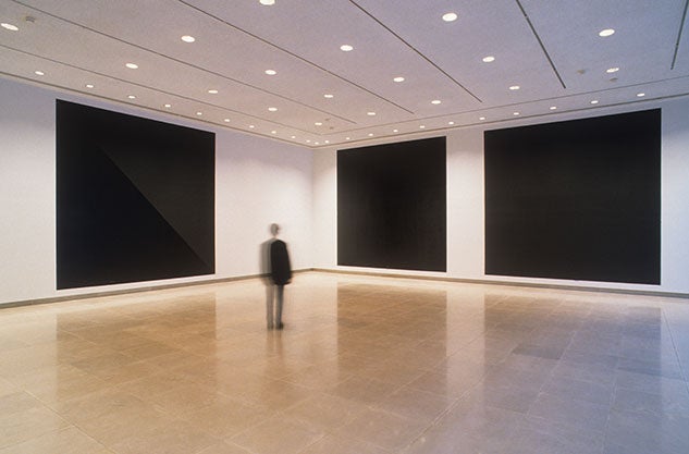 SOL LEWITT, “Glossy and Flat Black Squares(Wall Drawing #813),” 1997. Site-specific installation for Rice Gallery. Reinstalled as Rice Gallery’s closing exhibition. On view Feb. 9–June 30. Opening Celebration Feb. 9, 2017, at 5 p.m. Photo by Paul Hester