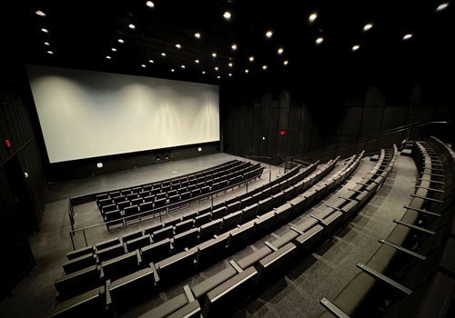 Photo of Rice Cinema's theater seating