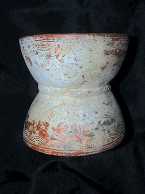 Items that have been returned to Mali include a red-slipped double cup vessel 