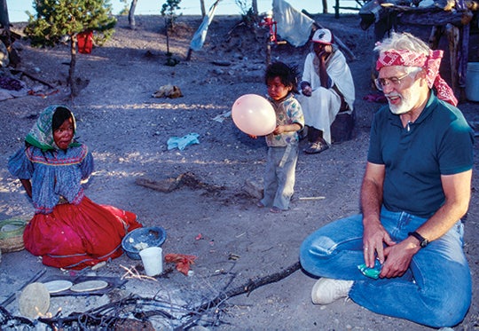 July 1996: On assignment in the Sierra Madre mountains in Chihuahua, Mexico, with Rice linguist James Copeland and writer David Medina. Copeland was researching the language of the Tarahumara. This too ranks as one of the highlights of my time at Rice. 