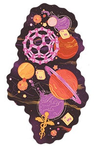 Illustration of planets