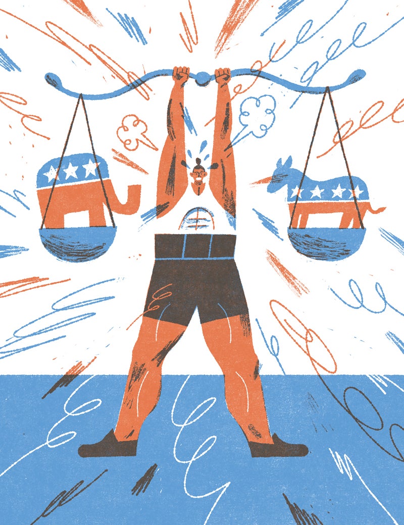 Behind the Ballot illustration