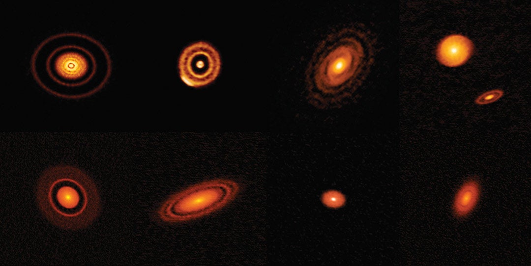 High-resolution images of nearby protoplanetary disks, which are results of the Disk Substructures at High Angular Resolution Project (DSHARP)
