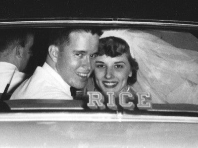 Burt and Dee Dee McMurtry on their wedding day