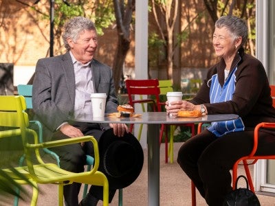 Former Houston Mayor Annise Parker ’78 and former Harris County Judge Ed Emmett ’71