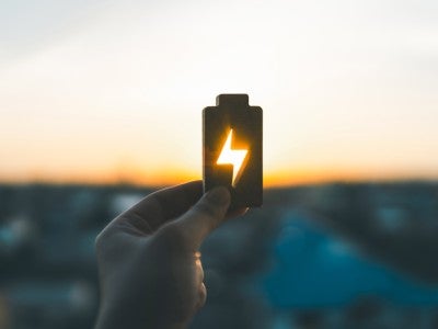 Imagery depicting battery power