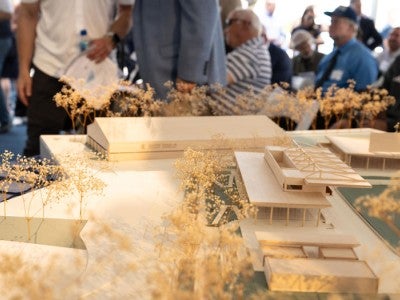 Architecture scale model of the Gateway Project