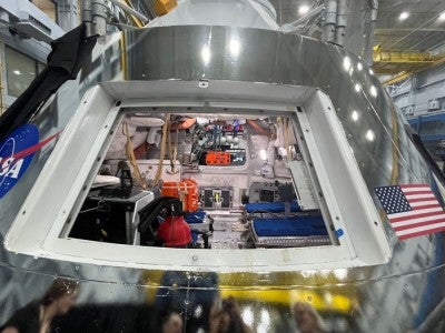 Photo of NASA space capsule