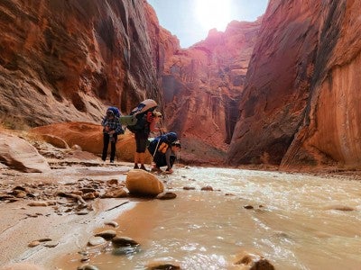 Photo of ROPE backpacking trip in Paria Canyon