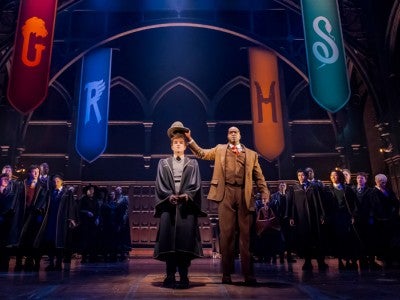 Photo of Chadd Alexander Wilson on stage preforming in Harry Potter and the Cursed Child